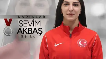 Sevim Akbaş U20 Avrupa'da Gümüş Madalya Kazandı