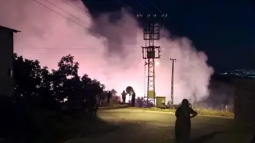 Yenipazar'da Zeytinlik Alanda Yangın Kontrol Altına Alındı
