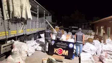 Aksaray'da Kaçakçılık Operasyonu: 8 Ton Tütün Ele Geçirildi