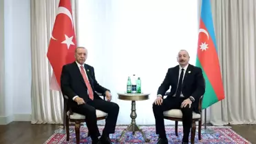 Cumhurbaşkanı Erdoğan, Azerbaycan Cumhurbaşkanı Aliyev ile görüştü