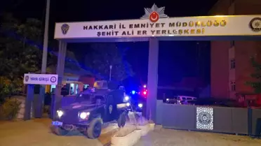 Hakkari'de Kapsamlı Asayiş Uygulaması