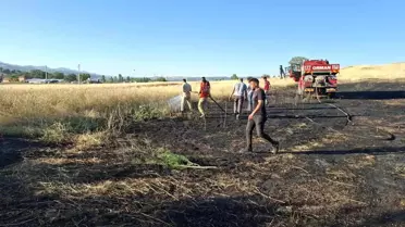 Kütahya'da Yangın: 7 Dekar Yem Bitkisi Alanı Zarar Gördü