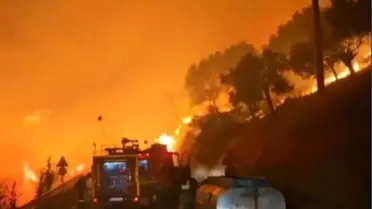 Kocasinan Belediyesi, İzmir'deki Orman Yangınlarına Destek Oluyor