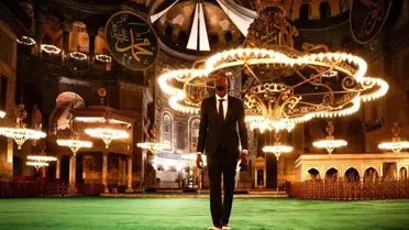 Tammy Abraham Ayasofya'yı Ziyaret Etti