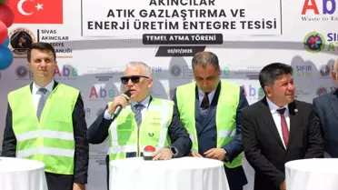Sivas'ta Türkiye'nin İlk Atık Gazlaştırma ve Enerji Üretim Tesisi Temeli Atıldı
