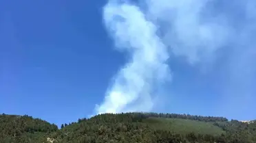 Kahramanmaraş'ta Bahçe Yangını