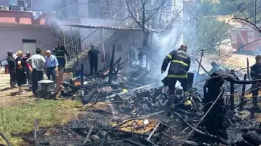 Kahramanmaraş'ta Ahır Yangını: 30 Hayvan Telef