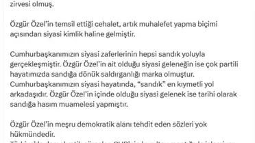 Ömer Çelik'ten Özgür Özel'e Tepki
