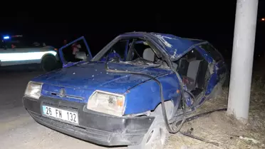 Eskişehir'de Kaza: 4 Yaralı