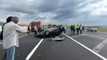 Kars'ta Feci Kaza: 2 Yaralı