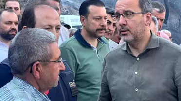 Kasapoğlu Ödemiş'te Yangınları Değerlendirdi