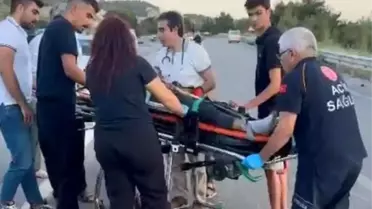 Mersin'deki Motosiklet Kazasında Doktor Müdahale Etti