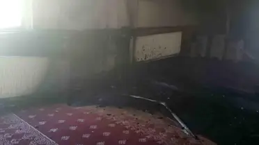 Manyas'ta Camide Yangın