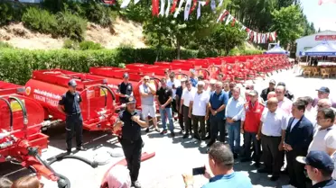 Muğla Büyükşehir'den kırsal mahallelere 25 yangın tankeri