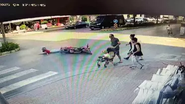 Antalya'da Aynı Noktada 2 Motosiklet Kazası