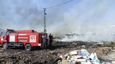 Kayseri'de Boş Arazide Yangın Söndürüldü