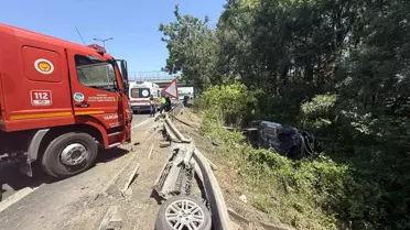 Sakarya'da Otoyolda Kaza: 6 Yaralı