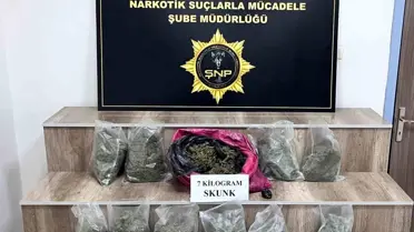 Siverek'te Uyuşturucu Operasyonu: 7 kg Skunk Ele Geçirildi