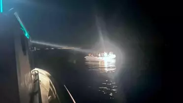 Datça'da Düzensiz Göçmenler Kurtarıldı