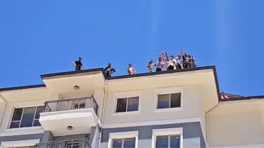 Maaşlarını alamayan inşaat işçilerinden toplu intihar girişimi