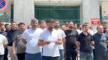 Sarp Sınır Kapısı'nda Tır Sürücülerinden Tepki