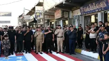 Irak'ta ABD bayrağı üzerinden geçen subaylara disiplin cezası