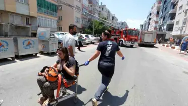 Antalya'da Yangın: 10 Kişi Hastaneye Kaldırıldı