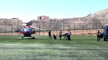 Eli Kesilen Yaşlı Adam Hava Ambulansıyla Kurtarıldı