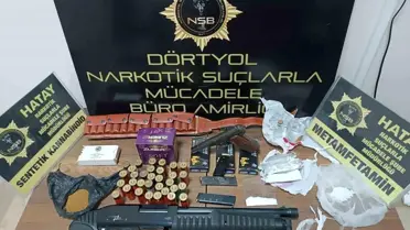 Hatay'da Uyuşturucu Operasyonu: Silah ve Mühimmat Ele Geçirildi