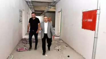 Emek Anadolu Lisesi İnşaatında İnceleme
