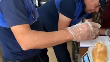 Karacasu'da Ekmek Gramajları Denetlendi