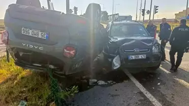 Kars'ta Trafik Kazası: 2 Yaralı