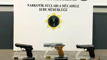Samsun'da Ruhsatsız Tabancalar ve Uyuşturucu Ele Geçirildi