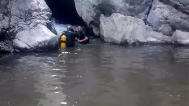 Tokat'ta Dengeyi Kaybeden Adam Kanyona Düştü