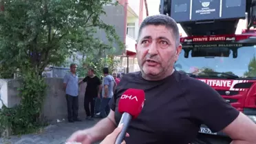 Ümraniye'de Gecekonduda Yangın