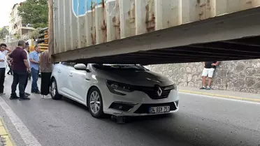Körfez'de TIR Kazası