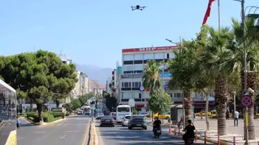 Aydın'da Drone Destekli Trafik Denetimi