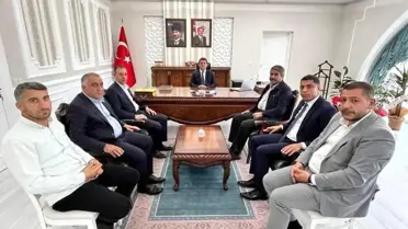 Patnos Kaymakamı Burak Dertlioğlu'na Hayırlı Olsun Ziyareti