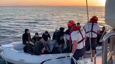 Didim'de 21 Düzensiz Göçmen Kurtarıldı