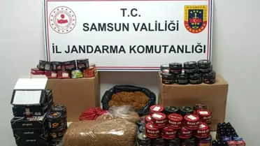 Samsun'da Kaçak Tütün Operasyonu