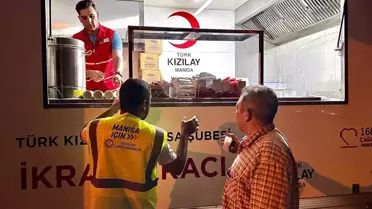 Kızılay, Orman Yangınıyla Mücadele Edenlere Destek Oldu