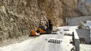 Forklift Kazasında A ağır Yaralandı