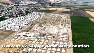 Hatay'da Kırsal Afet Konutları İnşaat Hızla Sürüyor
