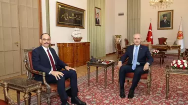 Kurtulmuş, Kalın'ı Kabul Etti