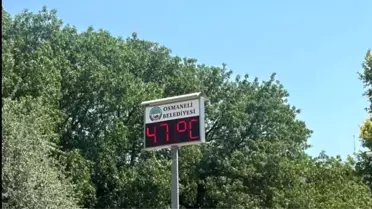 Osmaneli'nde Hava Sıcaklığı 47 Dereceyi Buldu