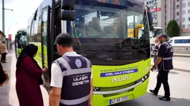 Kocaeli'de Toplu Taşıma Araçlarına Klima Denetimi