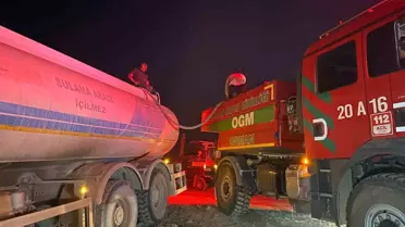 Uşak'ta Üç Farklı Yangın Kontrol Altına Alındı