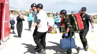 Van Gölü'nde Arama Kurtarma Tatbikatı Yapıldı