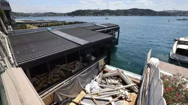 İstanbul Boğazı'ndaki Kaçak Eklentilere Yıkım Başladı