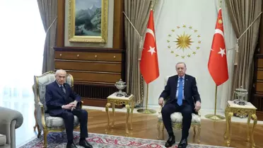 Cumhurbaşkanı Erdoğan, Bahçeli'yi kabul etti